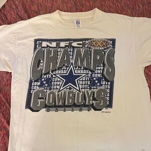 LOGO 7 Dallas Cowboys Super Bowl 1996 Classic whiteT-Shirt